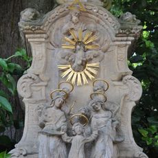 Reliéf se scénou Dvanáctiletý Ježíš v chrámu