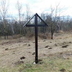 7. zastavení křížové cesty u kostela svatého Jakuba na Chvojenu