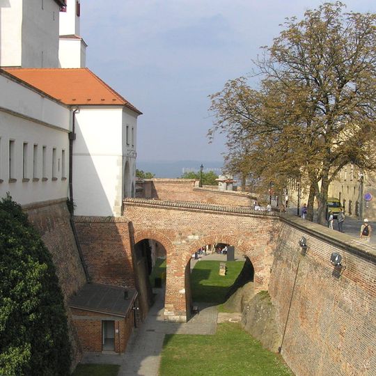 Brick bridge in Špilberk Castle