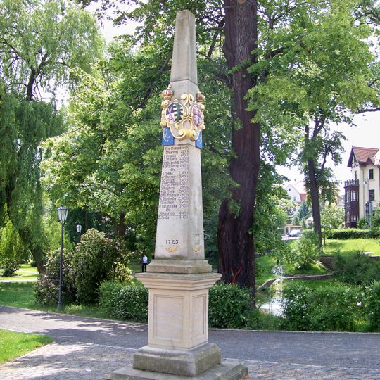 Polish-Saxon Post Milestone in Grimma