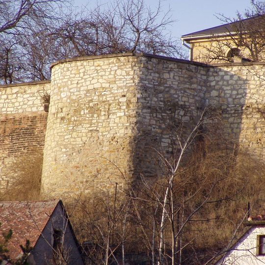Walls of Dómský pahorek in Litoměřice