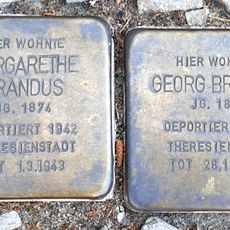 Stolperstein dedicated to Margarethe Brandus