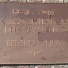 Plaquette in het NS-station
