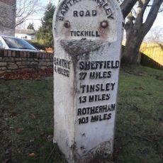 Milestone At Corner Of Westgate And Castlegate, Between The Police House And The Carpenters Arms