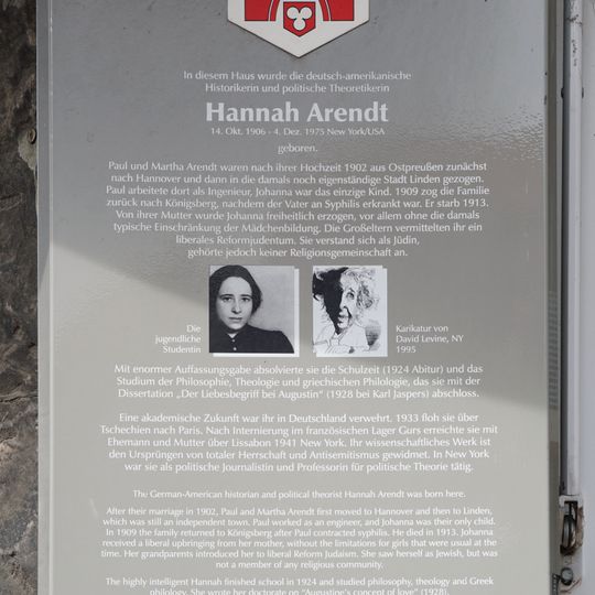 Stadttafel Hannah Arendt