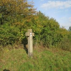 Kříž na křížové cestě u Počepic - 5. zastavení
