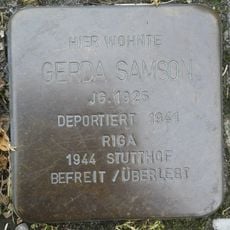 Stolperstein en memoria de Gerda Samson