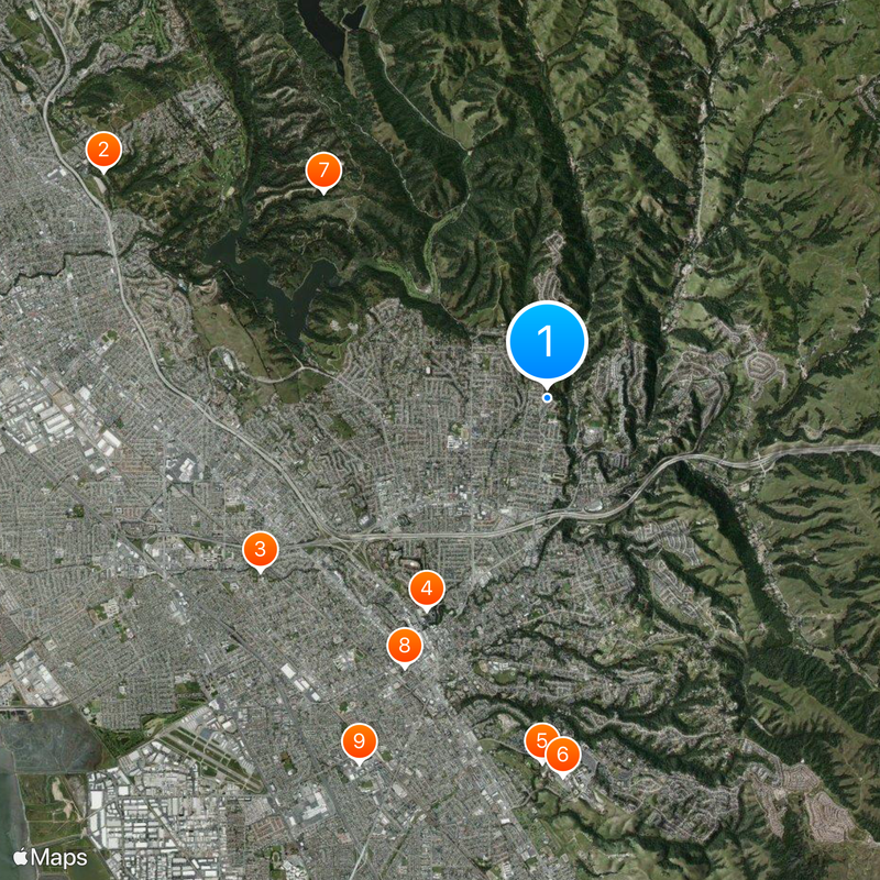 Castro Valley Map