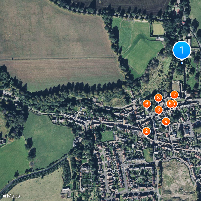 Pałac Falkland Mapa