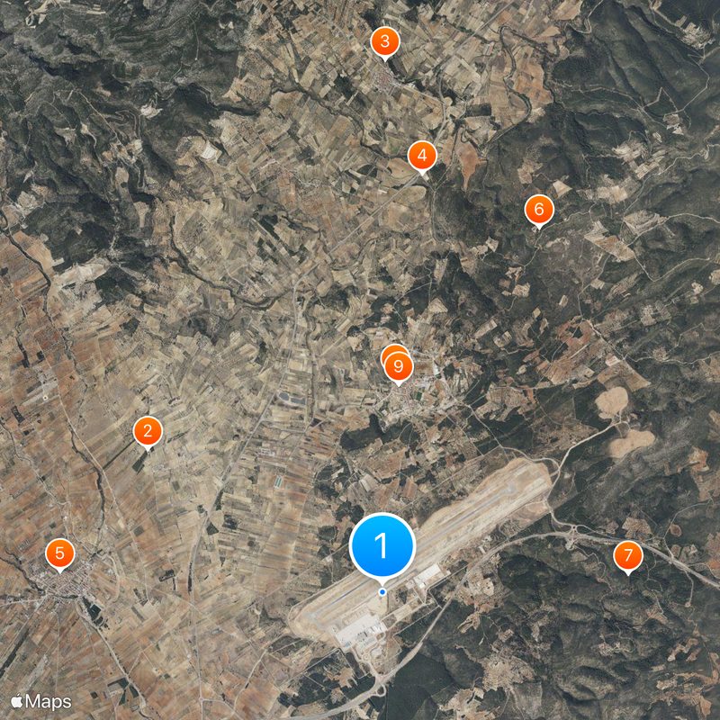 Castellón-Costa Azahar Airport Map