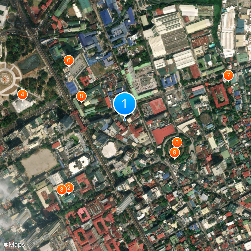 Emilio Aguinaldo College Map