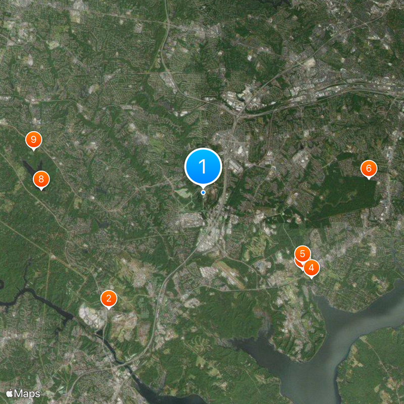 National Geospatial-Intelligence Agency Map