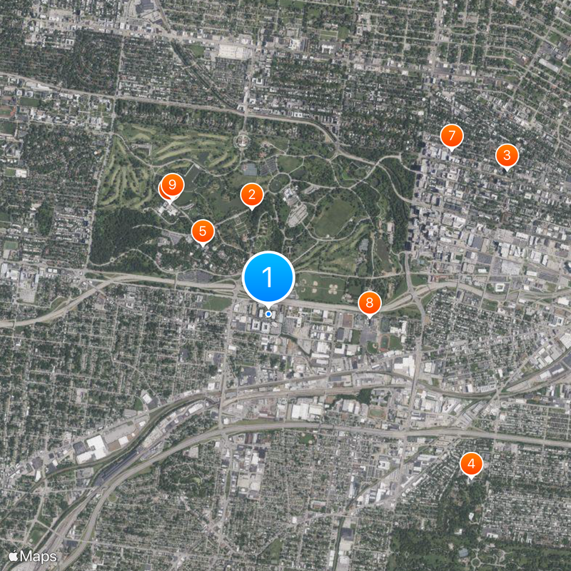 St. Louis Arena Karte