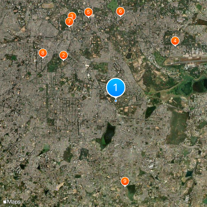 Indian Institute of Astrophysics Map