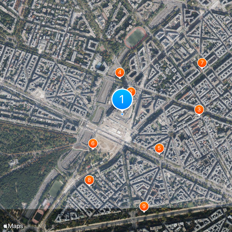 Pałac Kongresowy Mapa