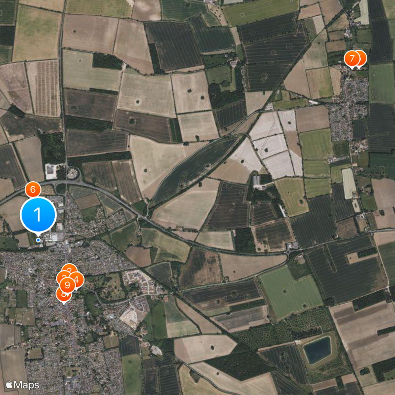 Swaffham Map