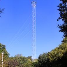Moonlight towers in Austin, Texas