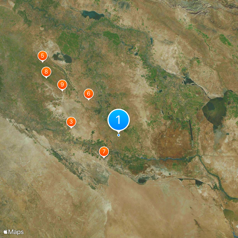 Dhi Qar Governorate Map