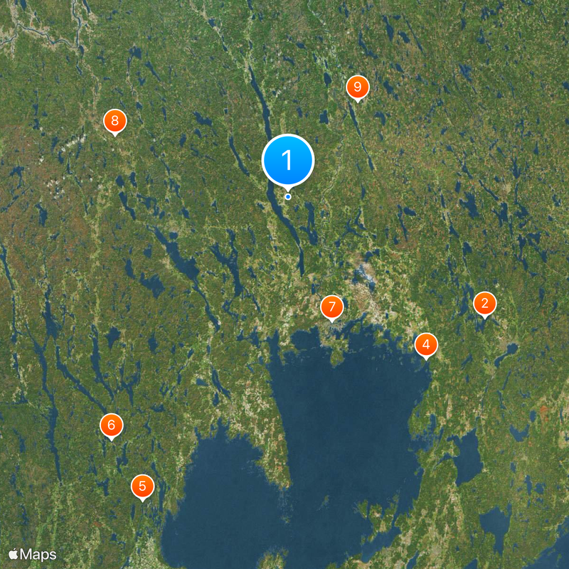 Värmlands län Karte