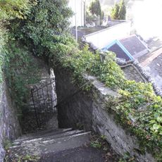 Retaining Wall, Gate And Steps To Alford House Hotel