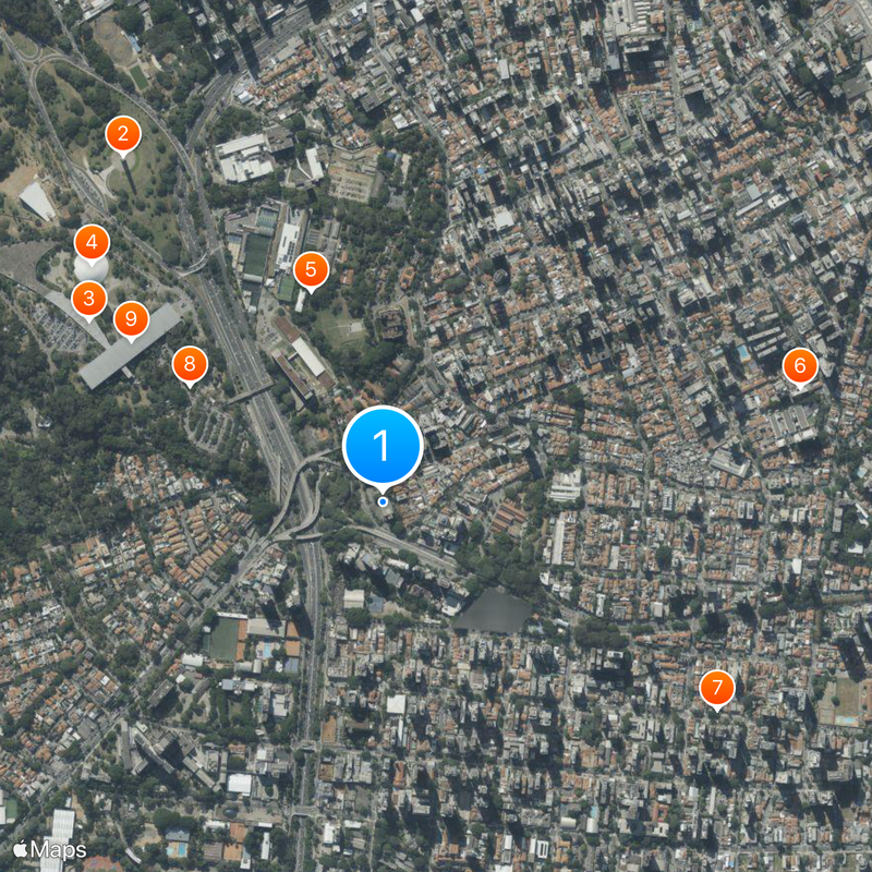 Universidade Federal de São Paulo Map