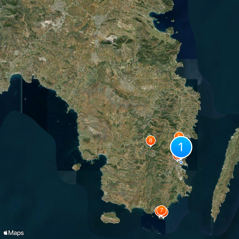 Lavrio Map