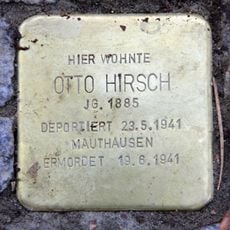 Stolperstein dedicated to Otto Hirsch