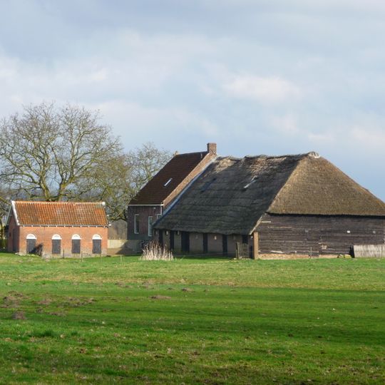 Kwistenburg: boerderij, schuur, wagenschuur en varkenshok
