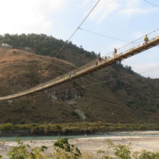 Pont suspendu de Punakha