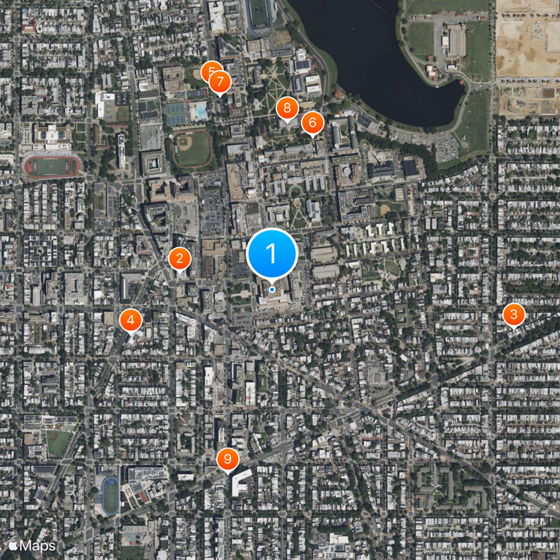 Griffith Stadium Carte