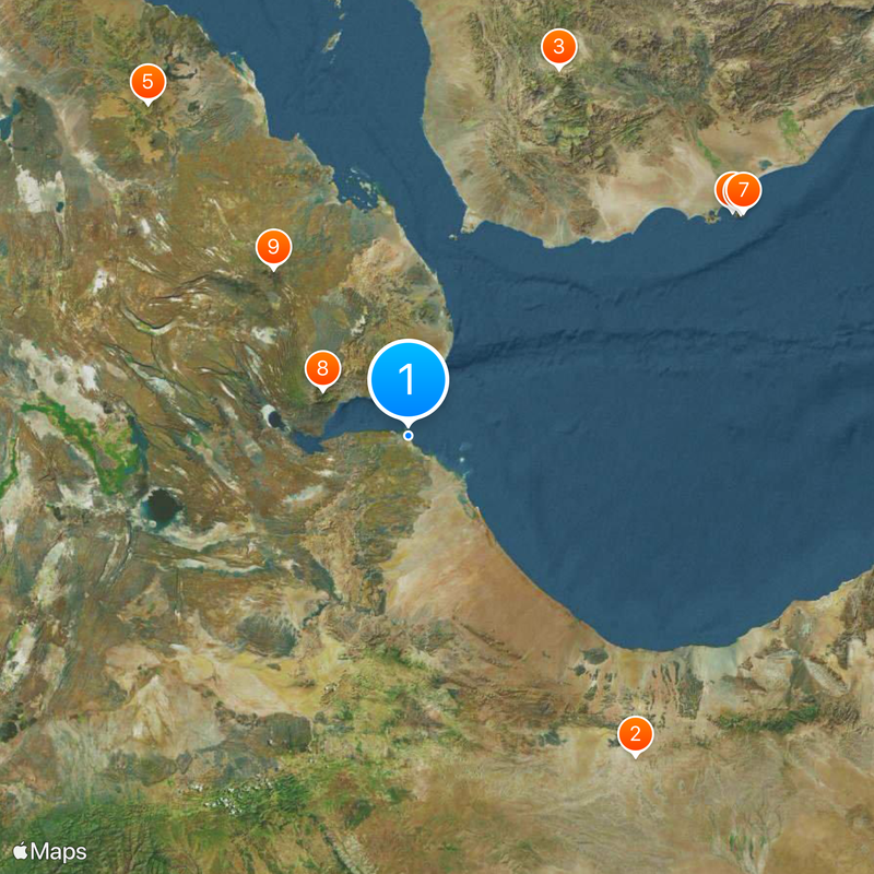Japan Self-Defense Force Base Djibouti Map