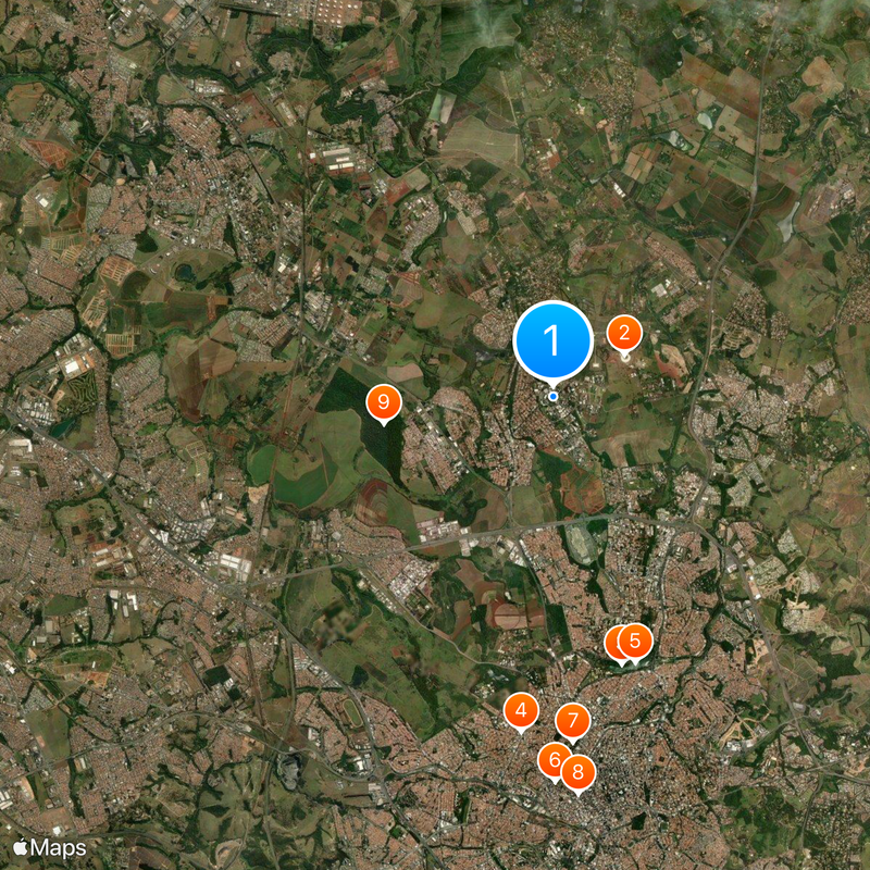 University of Campinas Map