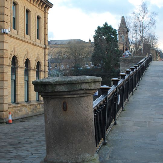 Railings And Piers To Front Of Saltaire Mills
