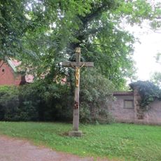 Hlavní kříž pietního parku u Nejsvětější Trojice v Písku