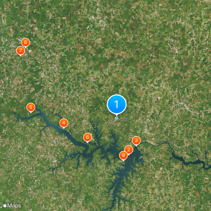 Contea di Mecklenburg Mappa
