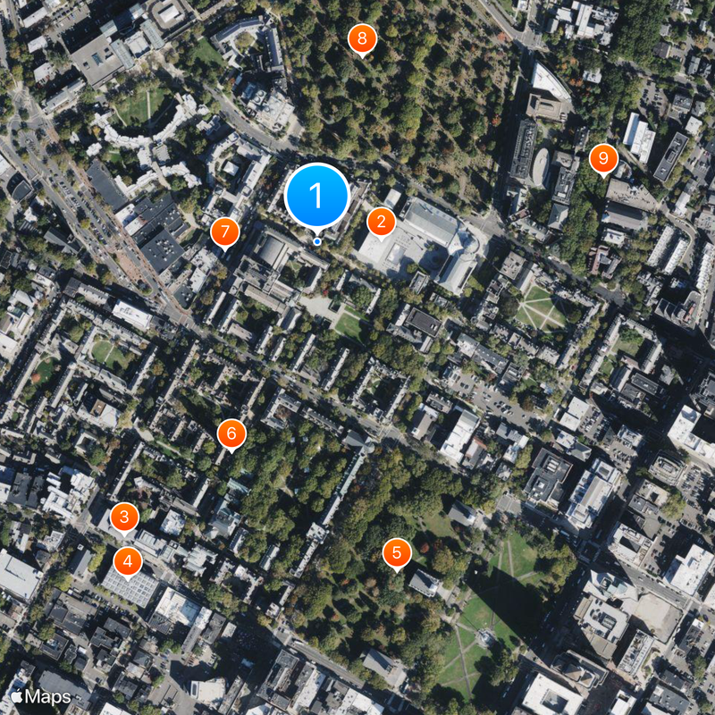Yale Law School Map
