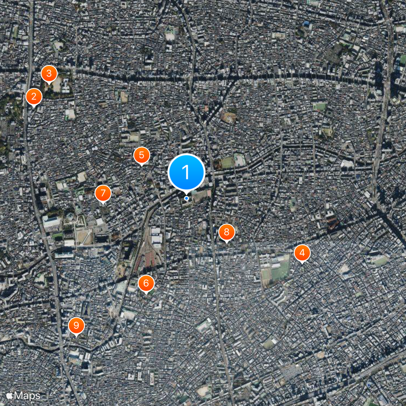 Tokyo Metropolitan Institute Fuji Senior High School and Junior High School Map