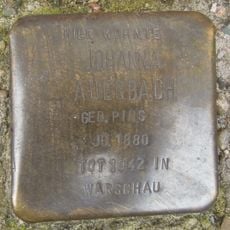 Stolperstein à la mémoire de Johanna Auerbach