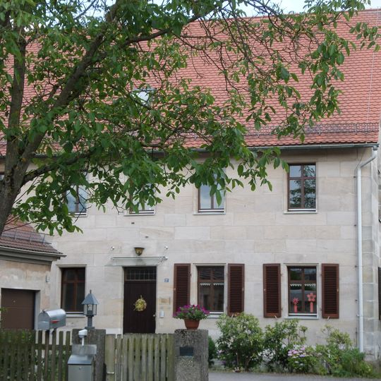 Pfarrhof, Evang.-Luth. Pfarrhaus in Rückersdorf