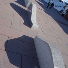 Westerland promenade wave sculpture