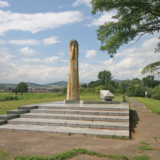 Memorial site by the Ohře river