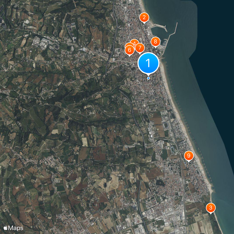 San Benedetto del Tronto Karte