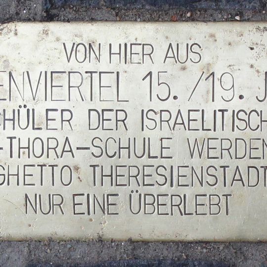 Stolperschwelle Hamburg Schanzenviertel