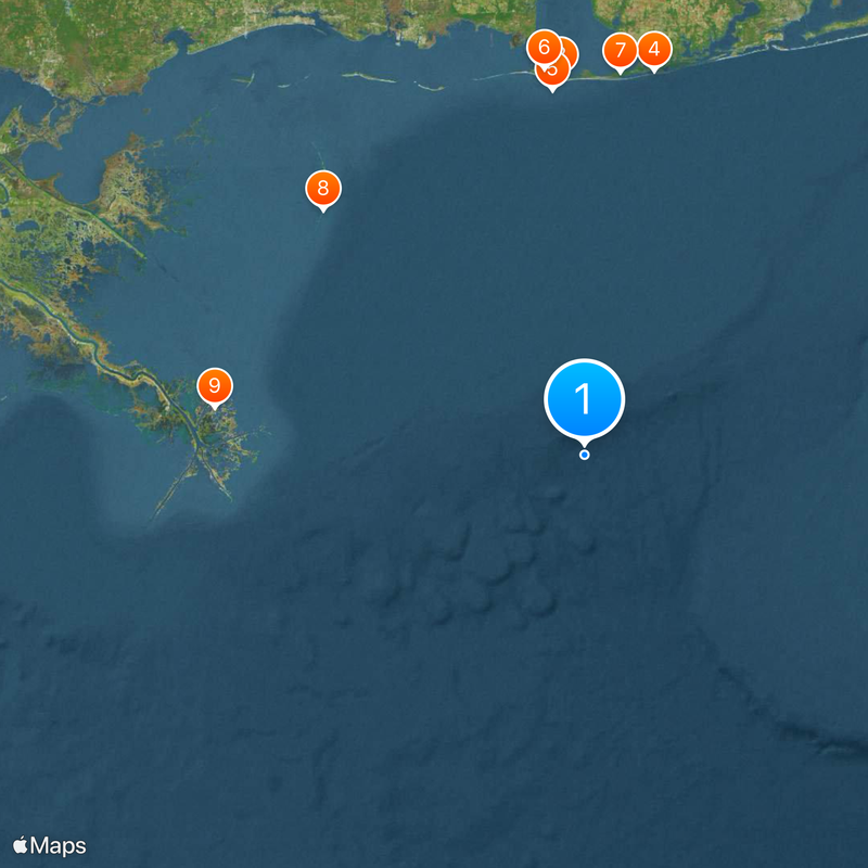 Petronius Platform Mapa