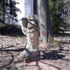 Socha "Meditující anděl" na cestě andělů u Nečtin