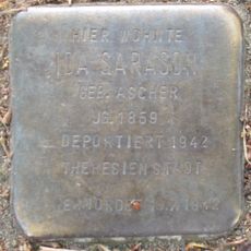 Stolperstein dedicated to Ida Sarason