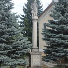 Column with statue of angel