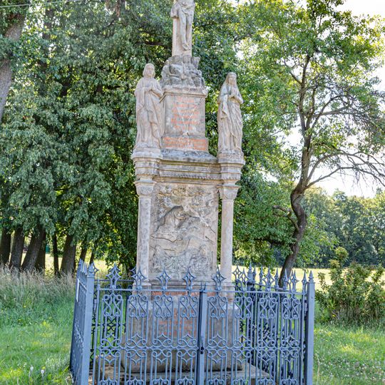 Kříž v Netřebě místní část Lhota Netřeba