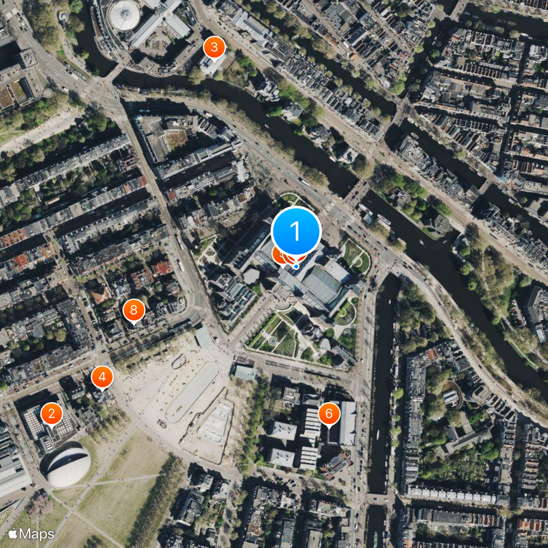 Rijksmuseum Amsterdam Kaart