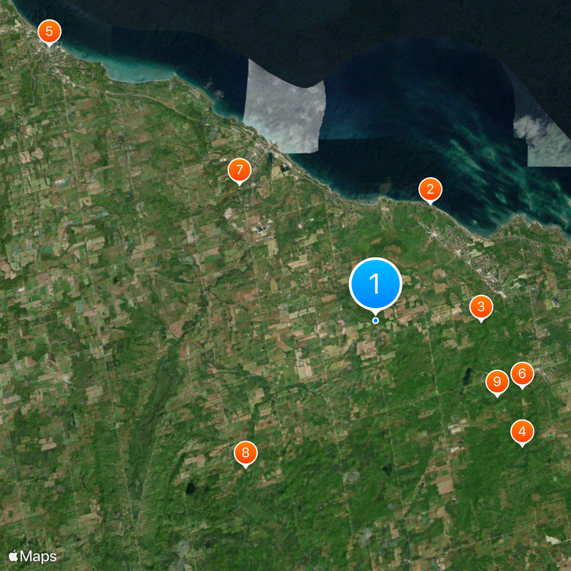 The Blue Mountains Mappa